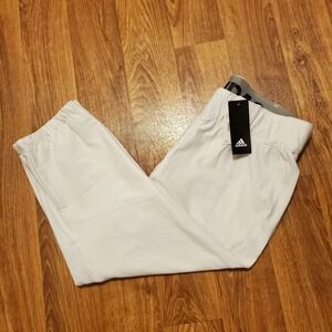 Adidas Baseball Pants Men Large‎ White Icon Pro Knee Length HG4679 New